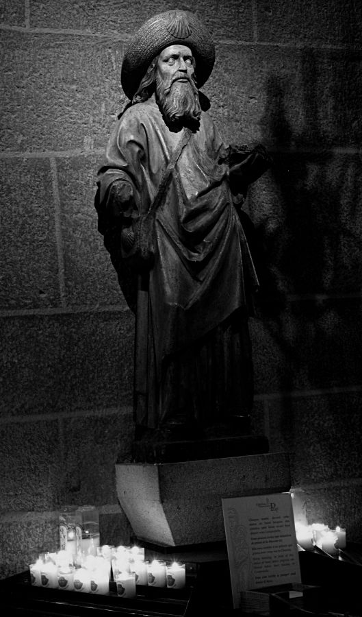 Statue de Saint Jacques, cathédrale du Puy-en-Velay