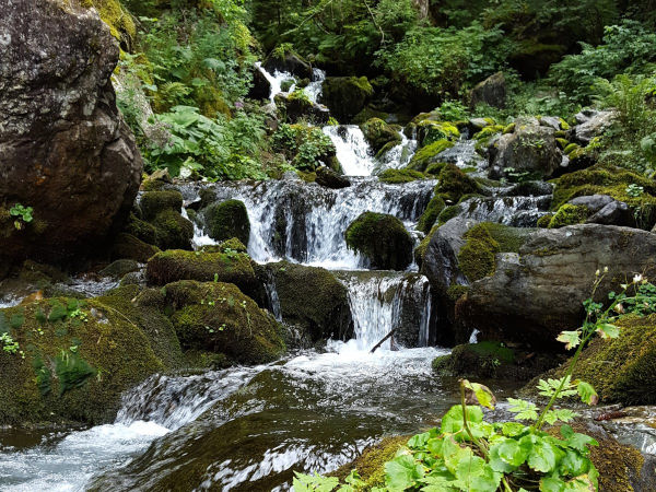 Petite cascade, vers la route du pré de l'arc